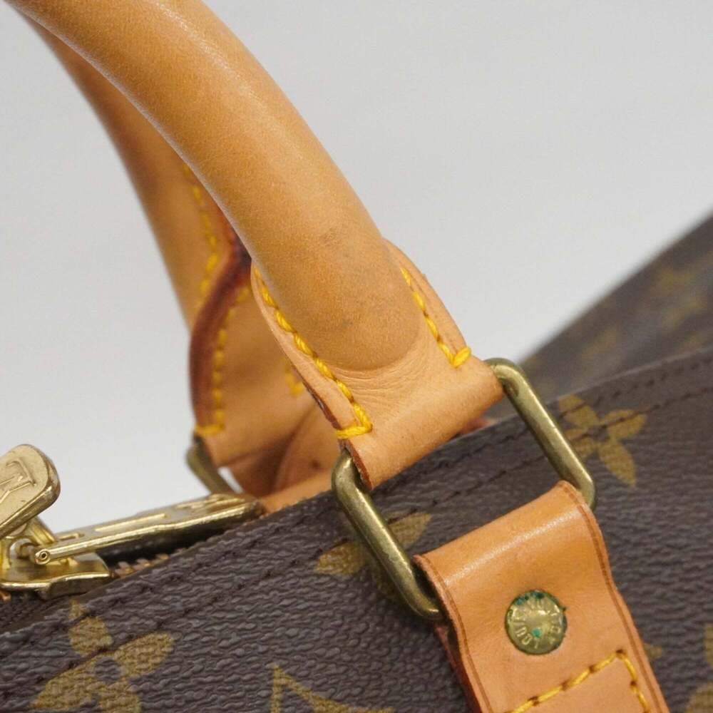 LOUIS VUITTON Brown Monogram Keepall 60 Boston Bag - Picture 9 of 12